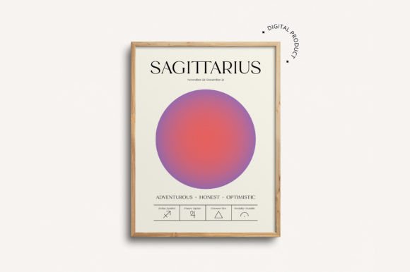 Download Sagittarius Zodiac Printable Wall Art - Print Collection