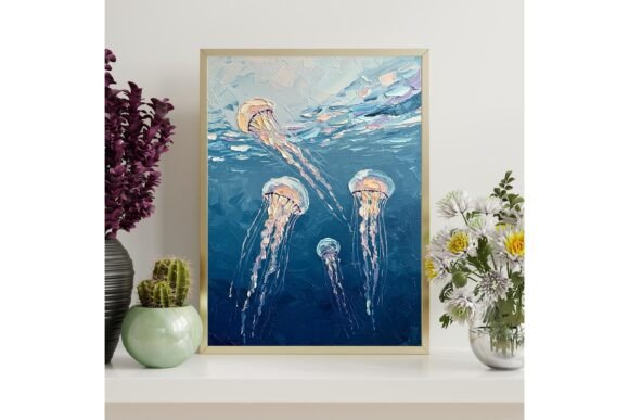 Download Jellyfish Ocean Printable Wall Art - Print Collection