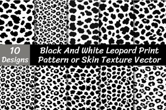 Download Black and White Leopard Print Pattern - Print Collection